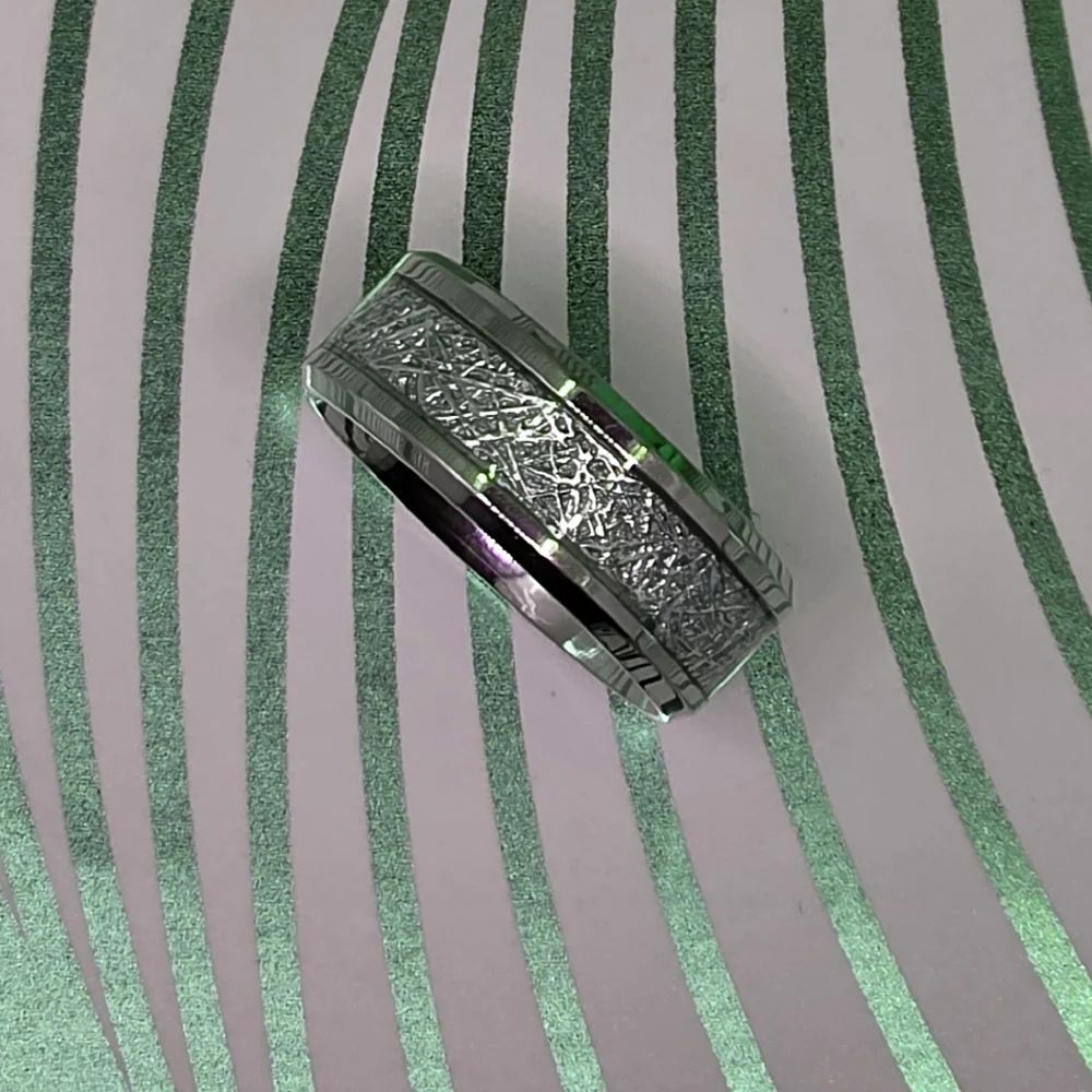 Silver Titanium Ring - Picture 5 of 8